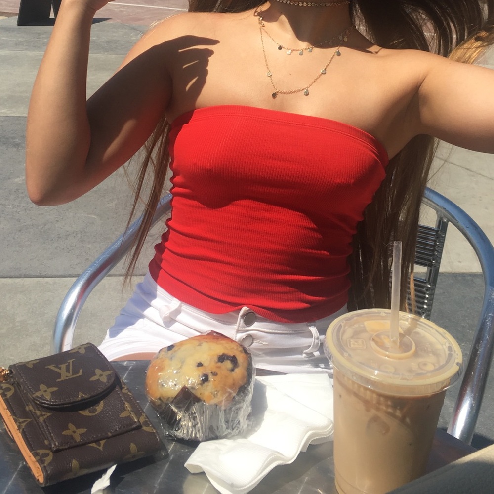 Red Tube Top ♥️ - Picture 2 of 4
